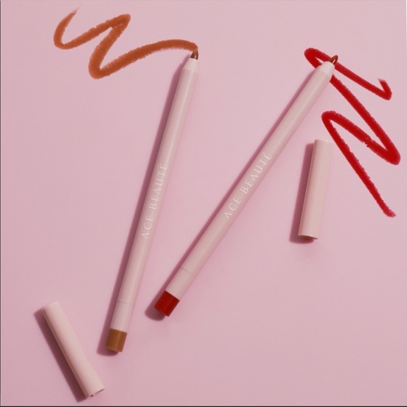 NIB Ace Beaute Draw It Lip Liner Duo NEW Be Peachy & So Gorgeous lip liner - Picture 1 of 8